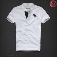 heren abercrombie and fitch henley tee korte t-shirt moose logo wit Online Retailers gciky167